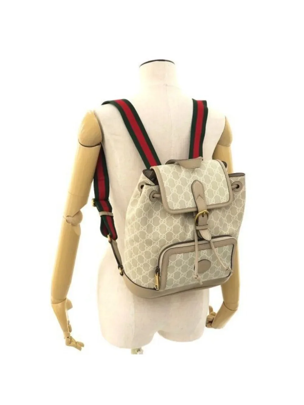Gucci Interlocking Backpack Beige